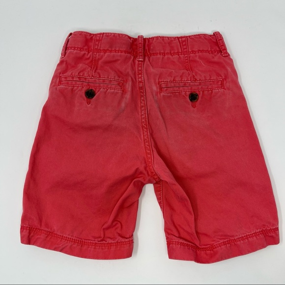 Gap Kids Adjustable Waste Coral Khaki Shorts Boys Size 6 Regular - Picture 2 of 10